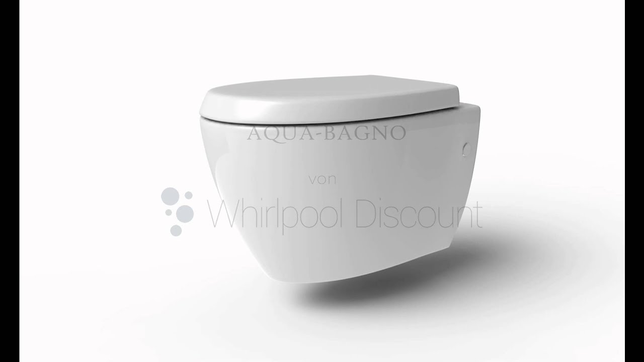 Aqua-Bagno Hänge-WC HAWC26.39 aus Keramik auch als Taharet verfügbar