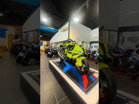 Bright future ahead for this neon RR! ah_bromotors, bmwmotorrad_toulon (IG) #CustomBike #NotForSale