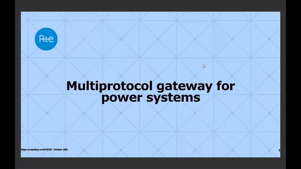 Use Case: Energy (RTE France)