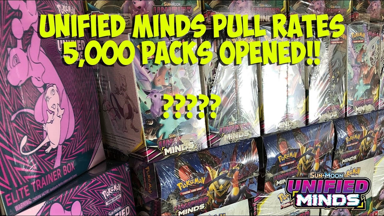 unified minds booster box pull rates Pokemon Sun & Moon Pack No more fear of valuable insert cards being removed. Pokmon TCG: Sun & Moon-Unified