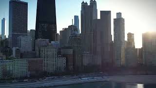 Chicago drone footage