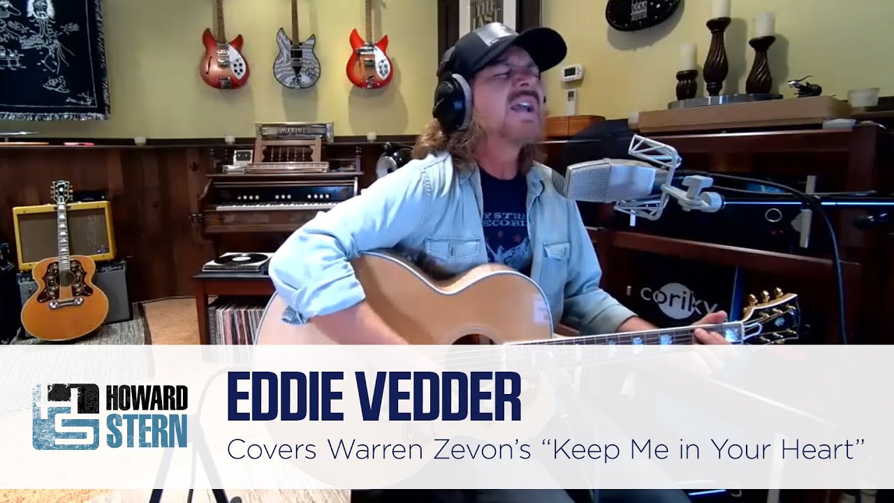 Eddie Vedder Covers Warren Zevon’s “Keep Me in Your Heart” on the Stern Show