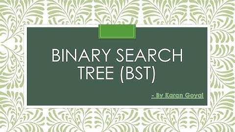 Binary Search Tree : Deletion in BST (Data Structures)