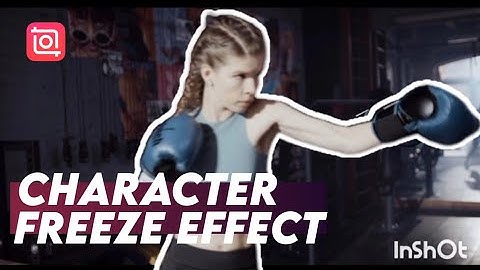 How to create Character Introduction FREEZE Effect In InShot | Inshot video editor Tutorial #inshot