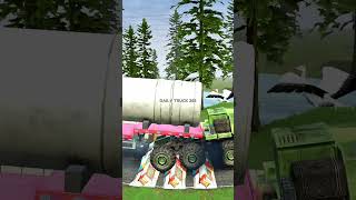 SpinTires MudRunner |Truck Simulator Ep 442 | Concrete Titan vs. 3 Speed Bumps from Hell!