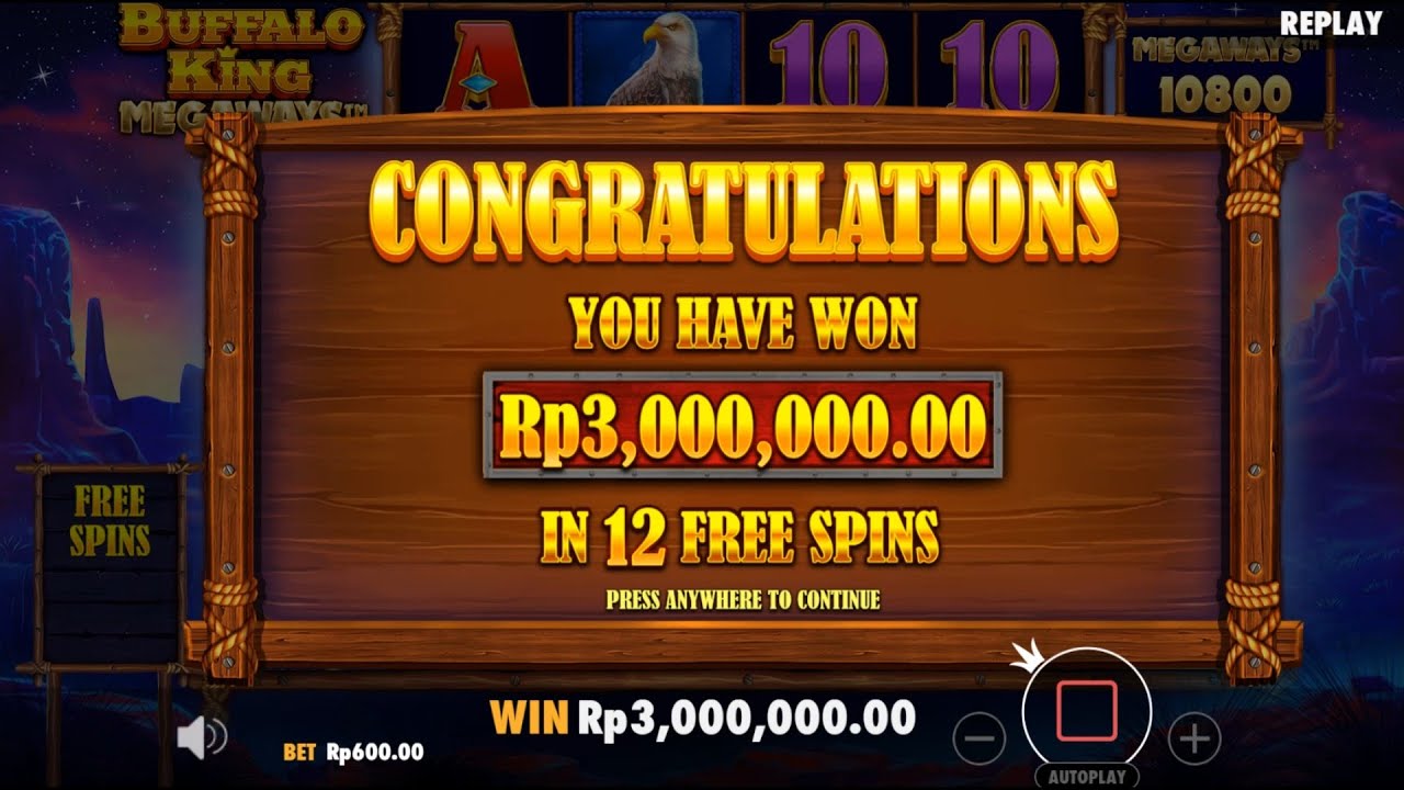 slot buffalo king maxwin panduan