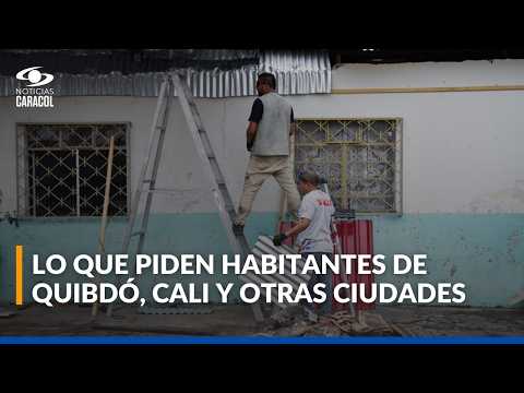 Demoliciones y negocios: así se recuperan Pereira, Cali y más ciudades tras 2 meses del terremoto