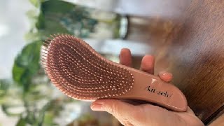Kitsch Detangler Brush – Gentle Curly Hair Brush with Flexible Bristles for All Hair Types Review Wealth