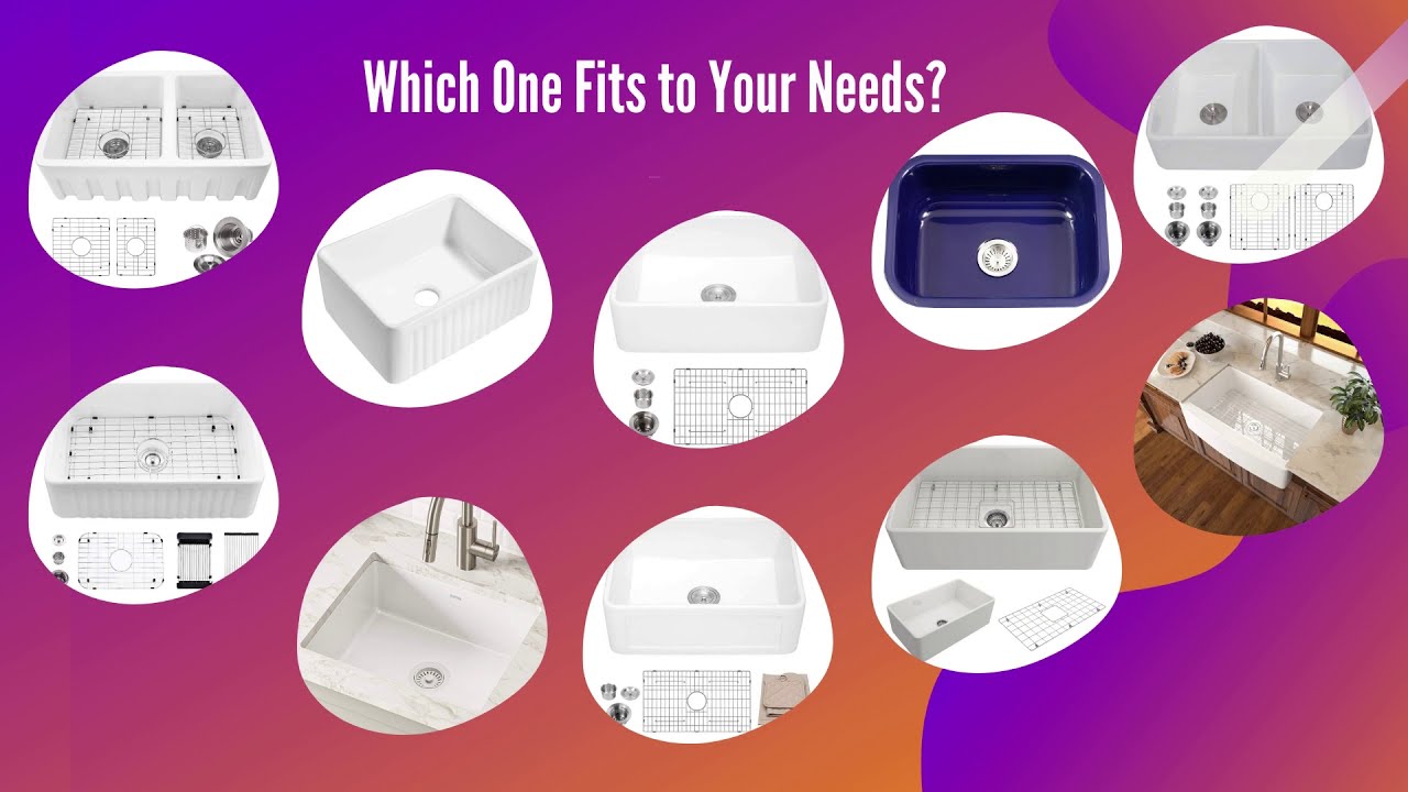 Top 10 Best Porcelain Kitchen Sinks in 2020 Reviews #showguideme - YouTube