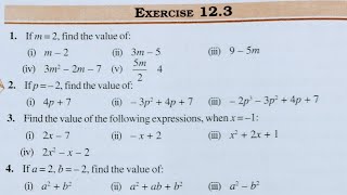 Class 7 Maths Chapter 12  l NCERT EXERCISE- 12.3 Alegbric Expression l CBSE Board l Solution l 7th screenshot 1