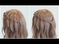 簡単かわいいヘアアレンジ！ウォーターフォール/How to do a Waterfall Braid/ hair works &SOL