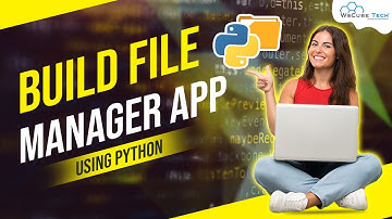 Python File Manager 📁- How to Create File Manager App using Python Codes