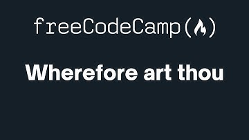 freeCodeCamp - Wherefore art thou