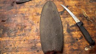 How To Tan A Beaver Tail Part 3-Picklingdegrease