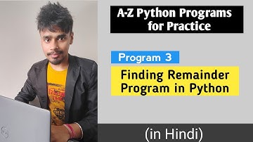 Python Program to Find Remainder of Two Numbers