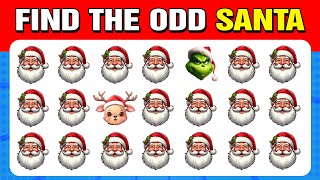 70 puzzles for GENIUS | Find the ODD One Out  Christmas Edition ❄