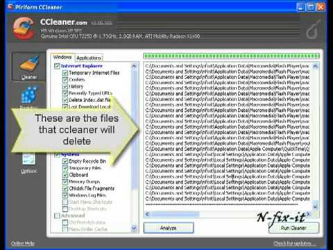 how to use ccleaner to clean your windows xp registry