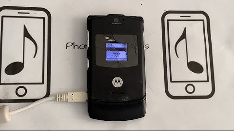 Motorola RAZR V3 Incoming Call