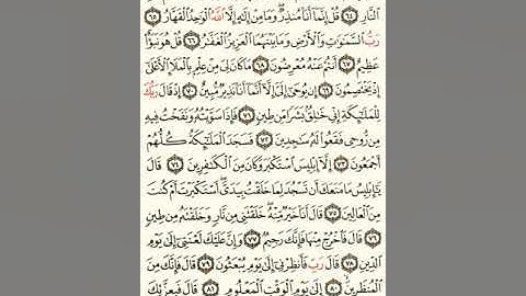 ماهر المعيقلي سورة ص مكتوبة صفحة 457 و صفحة 458 خمسها مصحف المدينة المنورة جودة عالية