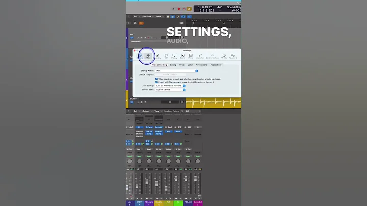 Logic pro X: better with this setting on! #musicproduction #studio #audioengineering #LogicProX￼￼