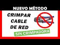 🔴 Cómo crimpar RJ45 SIN CRIMPADORA