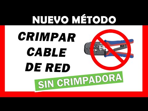 Video: Cómo Engarzar Un Cable De Red Sin Una Herramienta