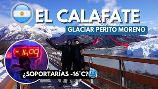 ❄️ARGENTINA se pasó! GLACIAR PERITO MORENO y frío EXTREMO🥶🧊