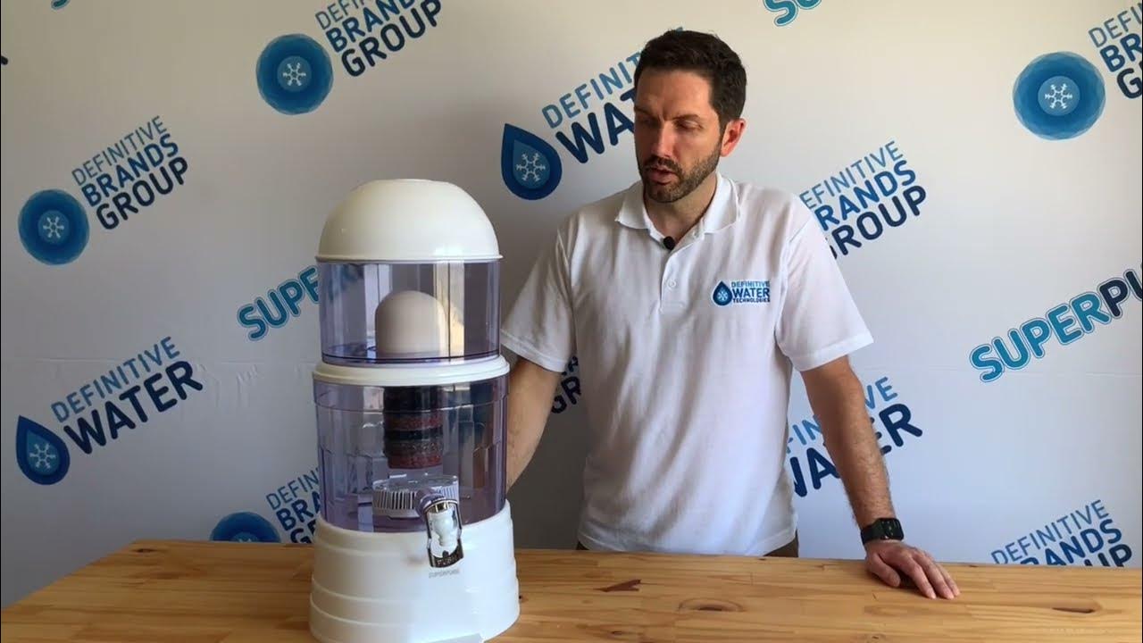 SuperPure 14L Mineral Pot Filter Installation Tutorial HD 1080p YouTube