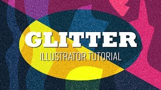 How to create Glitter in Illustrator (With German and English subtitles)
