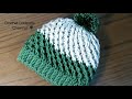 كروشيه ايس كاب لاى مقاس How To Crochet Easy Ice Cap 