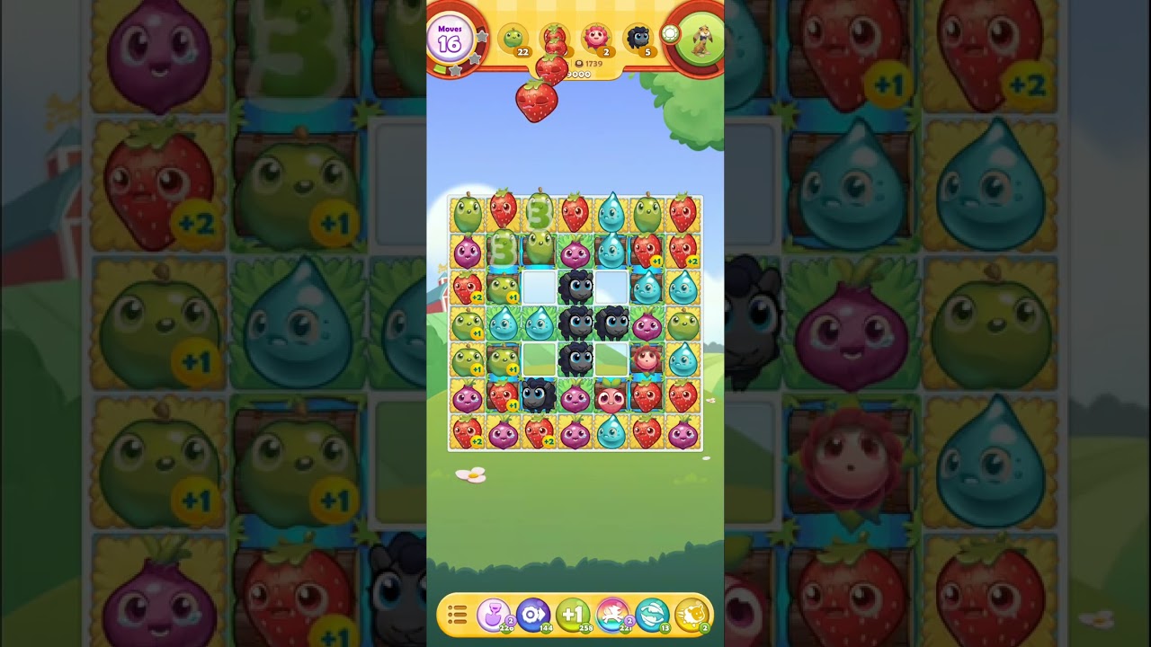 Farm Heroes Saga Gameplay Level 1739