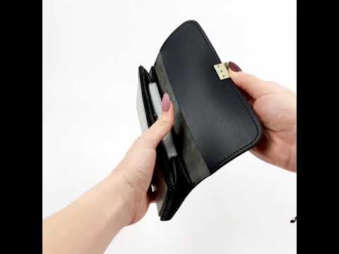 Жіночий гаманець-клатч повсякденний Коричневий, видео 1