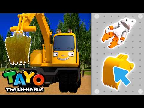 Strong Heavy Vehicles Build a Warehouse! 🚜 | Build It, Fix It! | Tayo the Little Bus