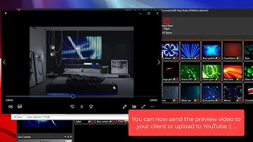 Render scene video preview for your client in LED Strip Studio
