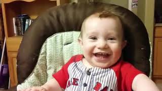 baby laugh hesitantly 😂 yo cant avoid to watch by FUNNY BABIES TV 3,463 views 3 years ago 4 minutes, 8 seconds