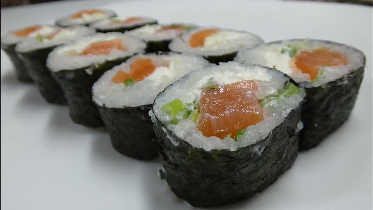 Como fazer um filadelfia de salmão YouTube Como fazer um filadelfia de salmão YouTube