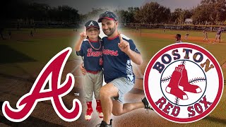 Undefeated Braves vs Redsox 6U Last Regular Season Baseball Game