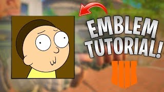 Rick And Morty Emblem Tutorial Call Of Duty Black Ops 4 Emblem Tutorial