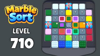 Marble Sort level 710 walkthrough solution 