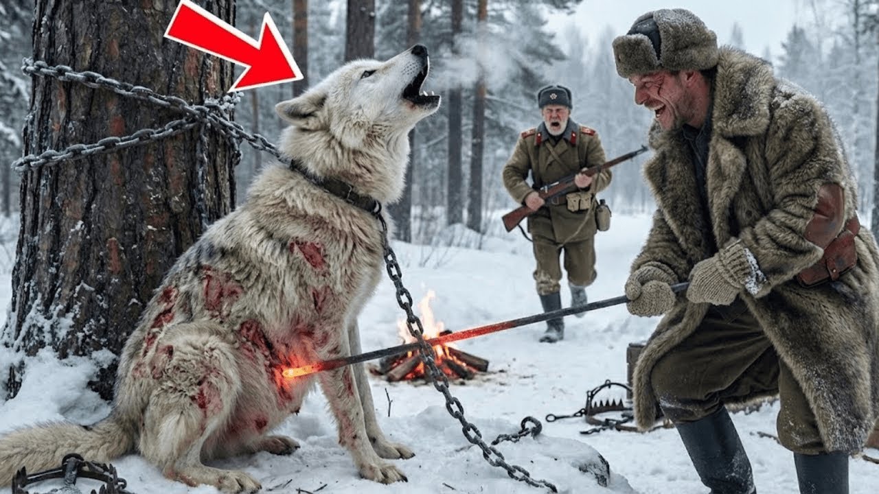 Ratunek CIĘŻARNEJ WILCZYCY przed rozżarzonym żelazem! Wzruszająca historia do łez