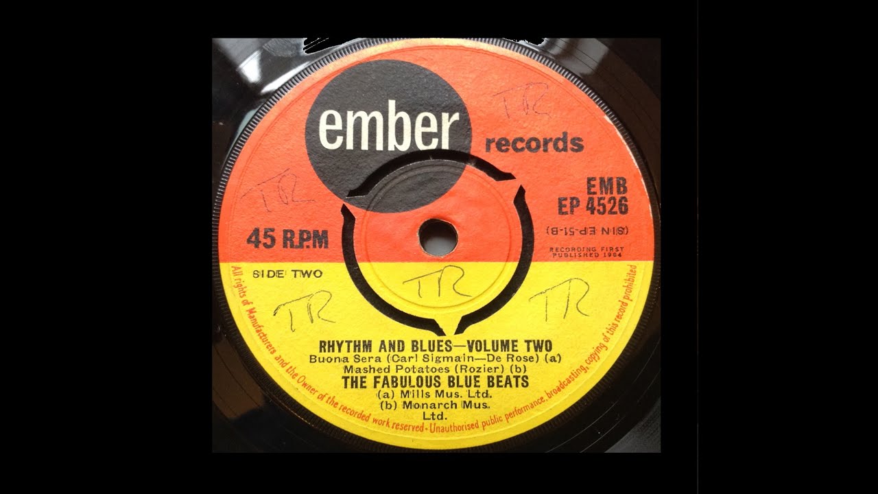 Mashed Potatoes - THE FABULOUS BLUEBEATS (Ember; 1964)