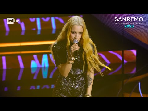 Sanremo 2023 - Levante canta &#039;Vivo&#039;