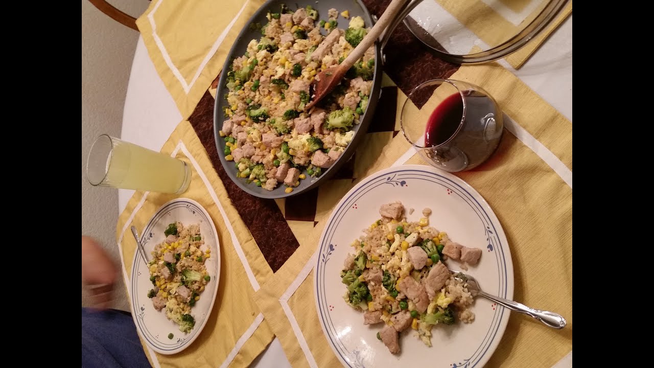 Pork Fried Rice (GlutenFree) YouTube