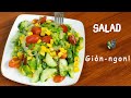 Salad Bơ, Rau Củ Tươi Ngon Đơn Giản Giúp Giảm Cân | Salad Giảm Cân Đơn Giản