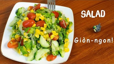 Vừa Tươi - VỪA DỄ LÀM - Salad Bơ, Rau Củ Tươi Ngon, Cách làm rất đơn giản