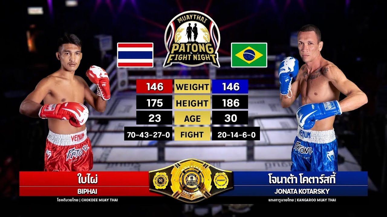 Biphai Chokdee MuayThai vs Jonata Kotarsky