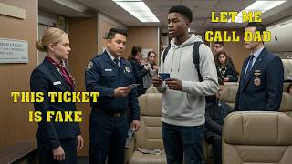 Black Teen Kicked Out from First Class  5 Mintutes Later, The CEO Dad Calls and the Plane’s Gr