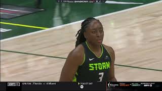 Wnba Basketball On Espnu Intro Las Vegas At Seattle