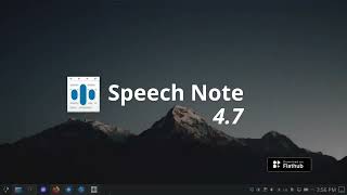 Speech Note 4.7