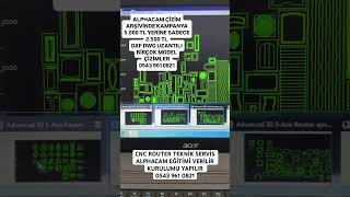 ALPHACAM ÇİZİM ARŞİVİ 2.500TL ALPHACAM EĞİTİMİ VERİLİR KURULUMU YAPILIR 05439610821
